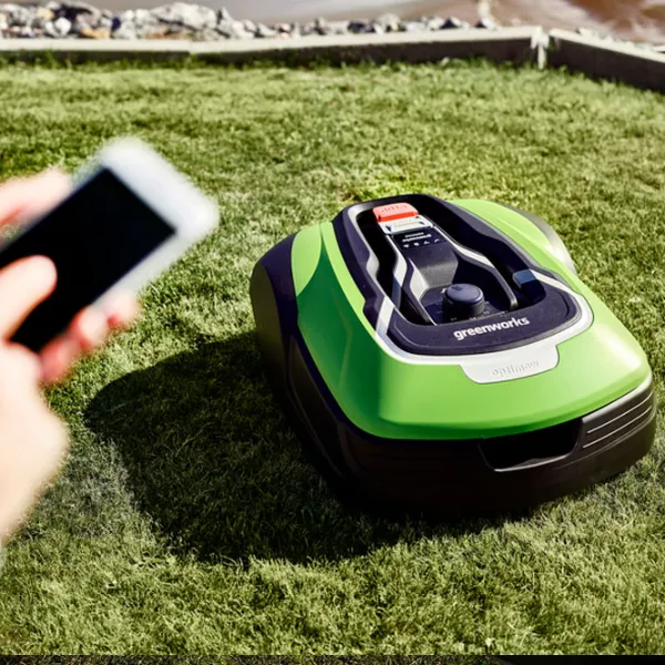 Газонокосилка Робот Greenworks Optimow 10 GRL110 Автономный photo 5