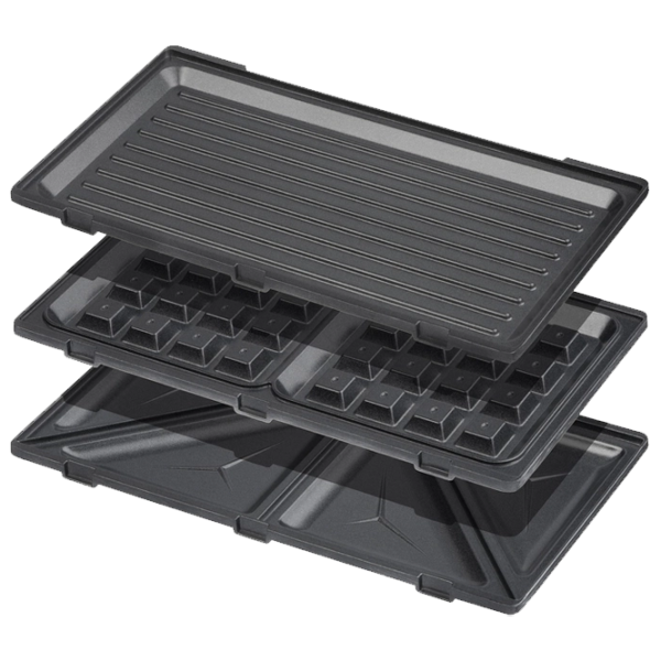 Aparat pentru sandvișuri Ardesto SM-H300B 700 W / Black photo 4