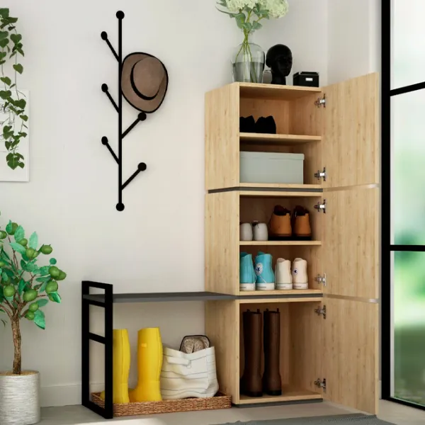 Dulap pentru antreu Showdeko Mello PAL/ Oak photo 4