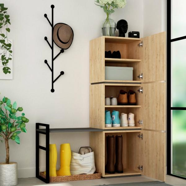Dulap pentru antreu Showdeko Mello PAL/ Oak photo 4