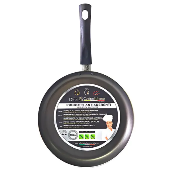 Tigaie Cucina Italiana Officina 40048 Pentru clătite/ 25 cm/ Black photo 2