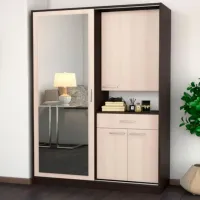 Dulap pentru antreu Sokme Lola PAL/ Light wenge photo 3