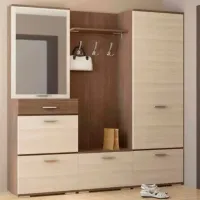 Dulap pentru antreu Sokme Viva PAL/ Frasin shimo deschis photo 3