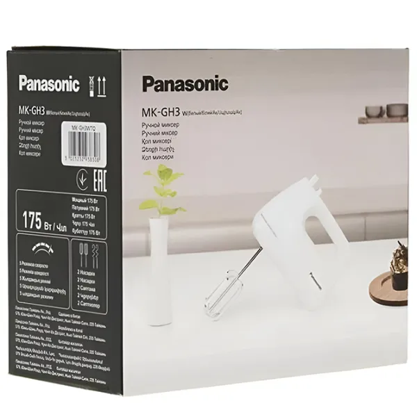 Миксер Panasonic MK-GH3WTQ 175 Вт/ Белый photo 11