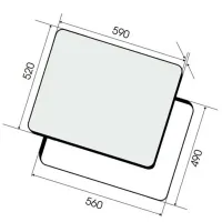 Индукционная варочная панель Elica Ratio 604 BL Стеклокерамика/ Черный photo 5