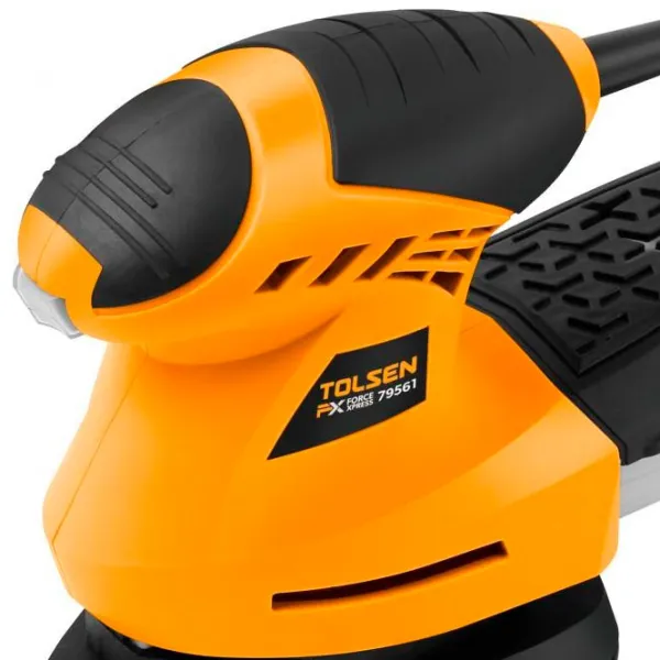 Șlefuitor Tolsen 79561 Cu vibrații/ 200 W/ Yellow photo 3 Șlefuitor Tolsen 79561 Cu vibrații/ 200 W/ Yellow photo 3