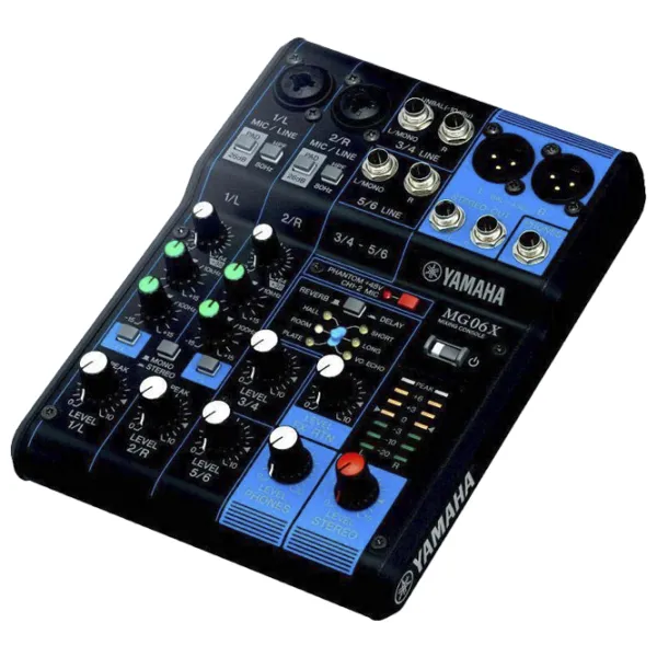 Mixer analog Yamaha MG06X activ/ 20 Hz - 20 kHz/ Black photo 2