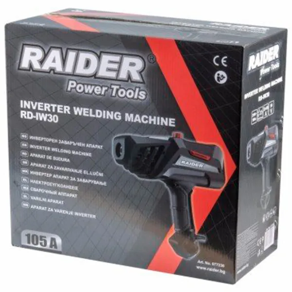Aparat de sudat Raider RD-IW30 230 V cu electrod (MMA), semiautomat (MAG)/ Black photo 5