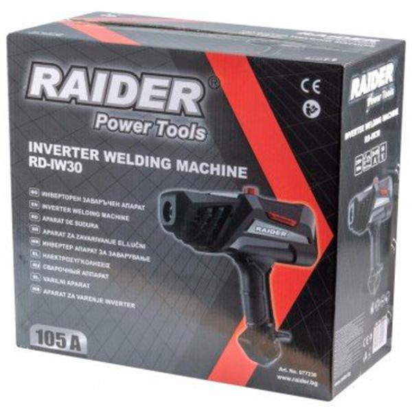 Aparat de sudat Raider RD-IW30 230 V cu electrod (MMA), semiautomat (MAG)/ Black photo 5