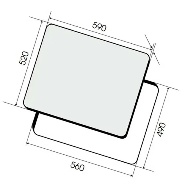 Plită încorporabilă cu inducție Elica Ratio 604 Plus BL Vitroceramică/ Black photo 5