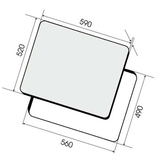 Plită încorporabilă cu inducție Elica Ratio 604 Plus BL Vitroceramică/ Black photo 5
