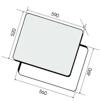 Plită încorporabilă cu inducție Elica Ratio 604 Plus BL Vitroceramică/ Black photo 5