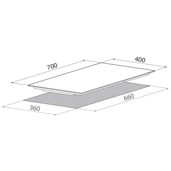 Plită încorporabilă cu inducție Elica Ratio 702 BL PRF0183888 Vitroceramică/ Black photo 5