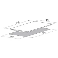 Индукционная варочная панель Elica Ratio 702 BL PRF0183888 Стеклокерамика/ Черный photo 5