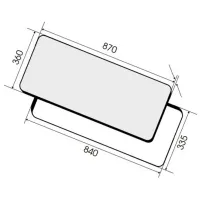 Plită încorporabilă cu inducție Elica Ratio 874 Slim BL Vitroceramică/ Black photo 5