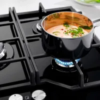 Газовая варочная панель Electrolux KGG6426K Закаленное стекло/ Черный photo 4