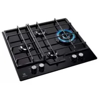 Plită încorporabilă pe gaz Electrolux KGG6456K Sticlă călită/ Black photo 2
