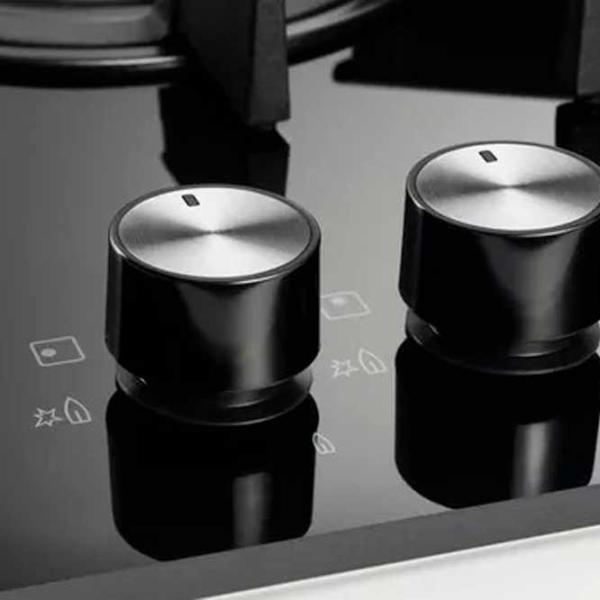Газовая варочная панель Electrolux KGG6456K Закаленное стекло/ Черный photo 3