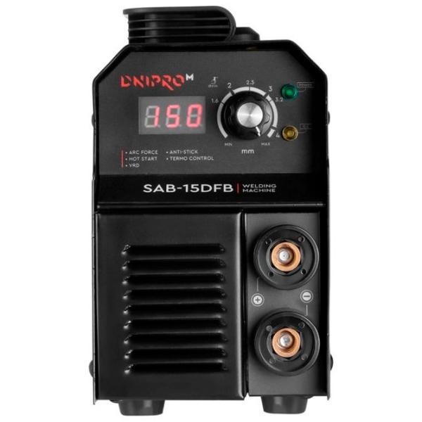 Aparat de sudat Dnipro-M SAB-15DFB 230 V cu electrod (MMA)/ Black photo 2