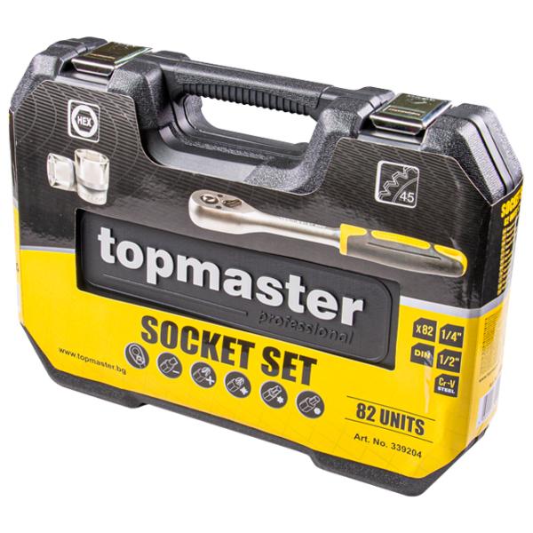 Набор трубчатых ключей Topmaster 1070349 Количество в наборе: 82 шт. photo 2