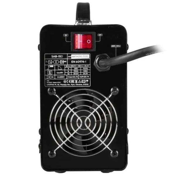 Aparat de sudat Dnipro-M SAB-15D 230 V cu electrod (MMA)/ Black photo 4