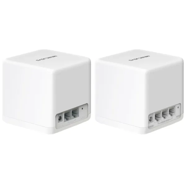 Wi-Fi Router Mercusys Halo H60X(2-pack) 300 Mbit/ s/ 1201 Mbit/ s/ White photo 2