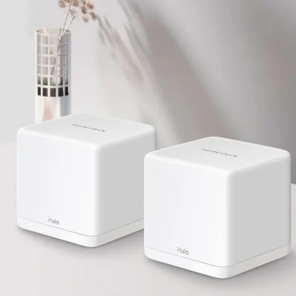 Wi-Fi Router Mercusys Halo H60X(2-pack) 300 Mbit/ s/ 1201 Mbit/ s/ White photo 3