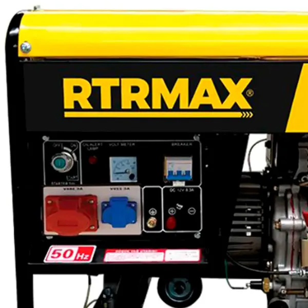 Generator de curent RTRMAX RTR7500DE3 220 - 380 V Motorină/ 4.8 kW photo 2