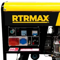 Генератор RTRMAX RTR7500DE3 220 / 380 В Дизель / 4.8 кВт photo 2