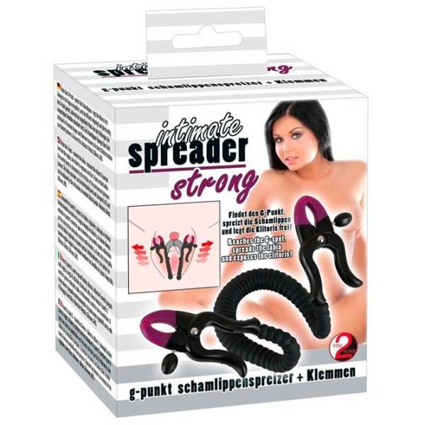 Зажим на половые губы You2Toys Intimate Spreader Strong Черный photo 5