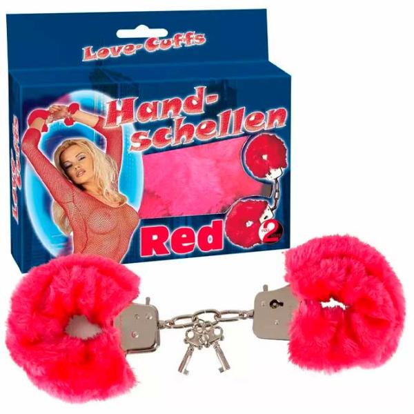 Cătuşe You2Toys Love Cuffs Red photo 2