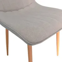 Scaun de bucătărie Evelin XR-154 WO Pânză de iută/ Light Gray photo 2