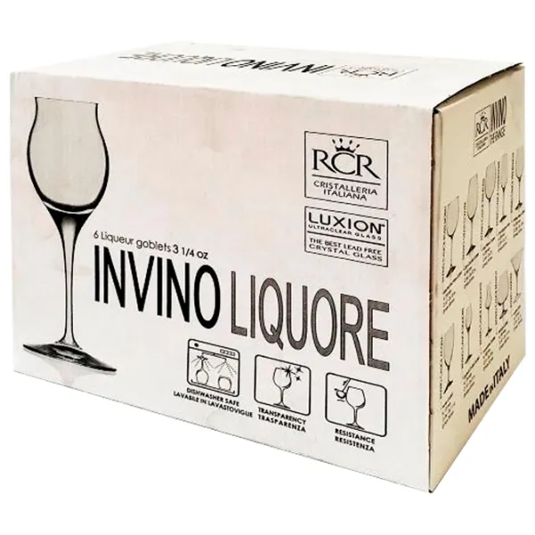 Set de pahare RCR Invino 0.1l / Cristal / Transparent photo 3 Set de pahare RCR Invino 0.1l / Cristal / Transparent photo 3