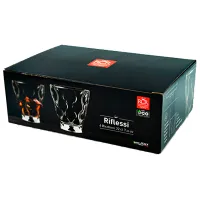 Набор стаканов RCR Riflessi 0.22л / Хрусталь / Прозрачный photo 4