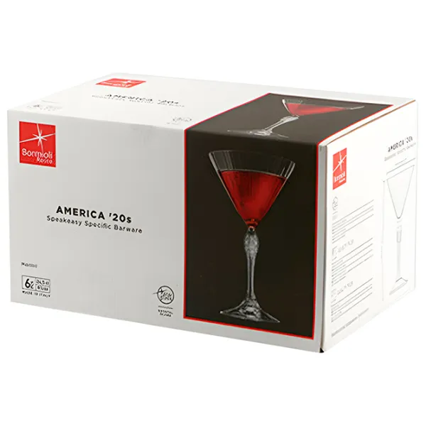 Set de pahare Bormioli Rocco America'20s 0.245l / Sticlă / Transparent photo 3