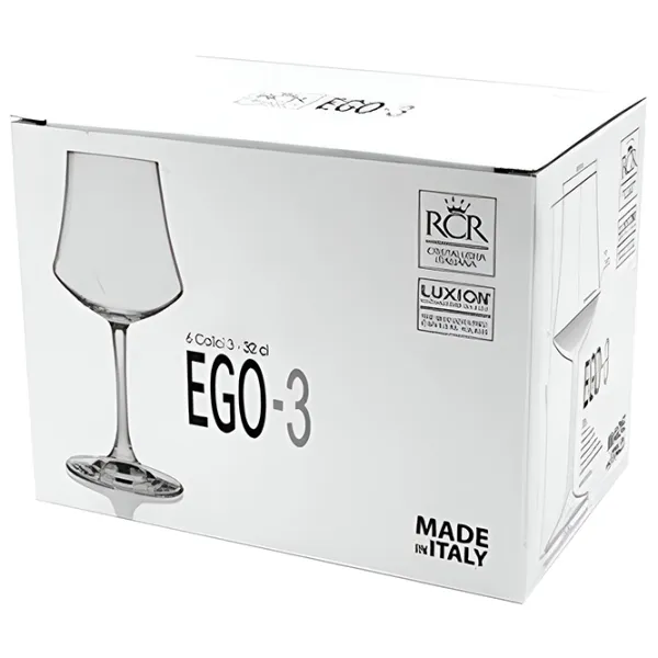 Набор стаканов RCR Ego 0.32л / Хрусталь / Прозрачный photo 3 Набор стаканов RCR Ego 0.32л / Хрусталь / Прозрачный photo 3