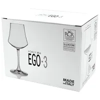 Набор стаканов RCR Ego 0.32л / Хрусталь / Прозрачный photo 3