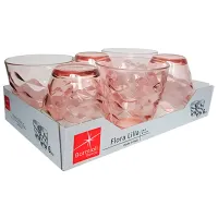 Набор стаканов Bormioli Rocco Flora Acqua 0.26л / Стекло / Пурпурный photo 2