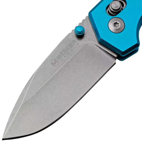 Нож Boker Magnum RockStub Blue Elox 01SC711 карманный/ 440B photo 5