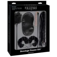 Bondage Set Fetish Fantasy Bondage Teaser Kit Black photo 7