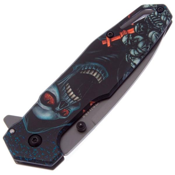 Cuțit Boker Magnum Screaming Skull 01MB230 de buzunar/ 7Cr17MoV photo 4