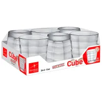 Набор стаканов Bormioli Rocco Cube 0.24л / Стекло / Прозрачный photo 2