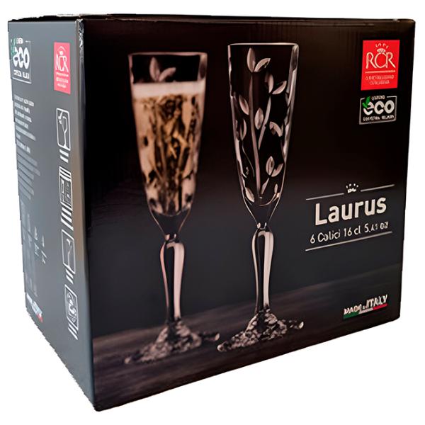 Set de pahare RCR Laurus 0.16l / Cristal / Transparent photo 2