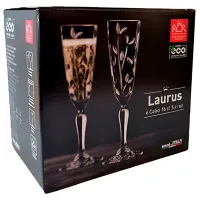 Набор стаканов RCR Laurus 0.16л / Хрусталь / Прозрачный photo 2