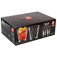 Набор стаканов RCR Stack 0.31л / Хрусталь / Прозрачный photo 4