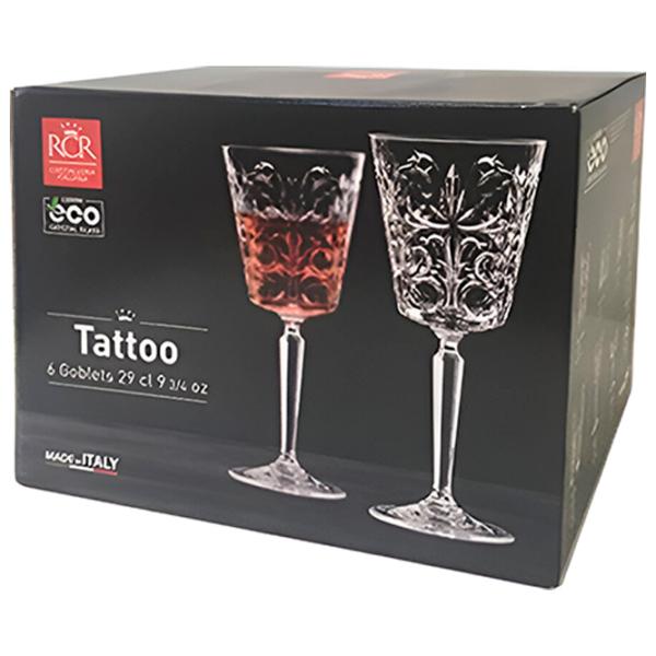 Set de pahare RCR Tattoo 0.29l / Cristal / Transparent photo 4