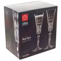 Набор стаканов RCR Marilyn 0.17л / Хрусталь / Прозрачный photo 3