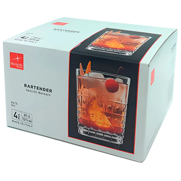 Set de pahare Bormioli Rocco Bartender 0.39l / Sticlă / Transparent photo 3 Set de pahare Bormioli Rocco Bartender 0.39l / Sticlă / Transparent photo 3