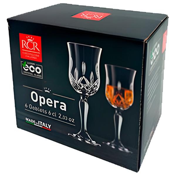 Set de pahare RCR Opera 0.06l / Cristal / Transparent photo 4