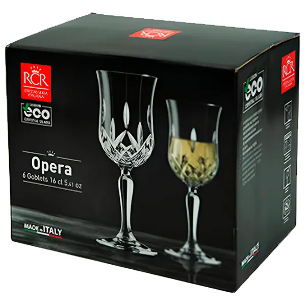 Set de pahare RCR Opera 0.16l / Cristal / Transparent photo 4